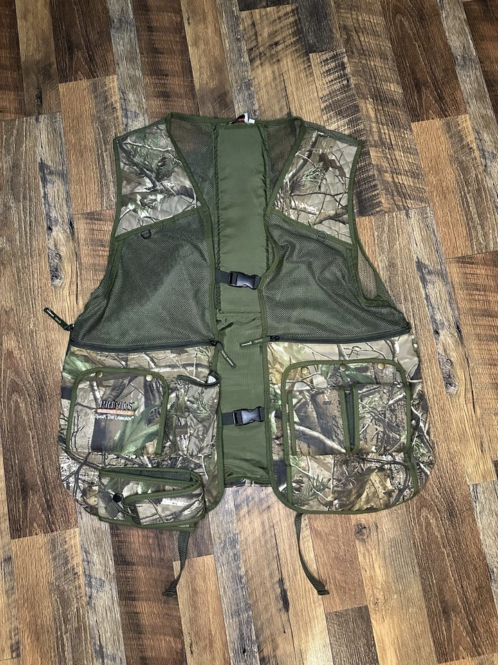 Primos Gobbler Green Camo Hunting Calls Vest Men Size 2X/3X Oversized Camouflage - Image 1 of 4