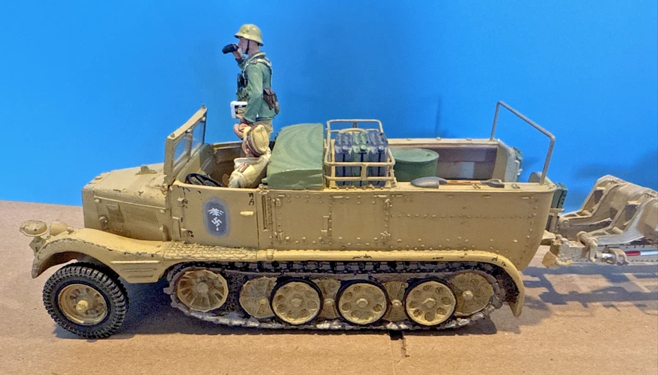 King & Country AK026 Desert Transport Sd. Kfz. 11 Halftrack сняты с производства WW2 немецкий - Изображение 1 из 4