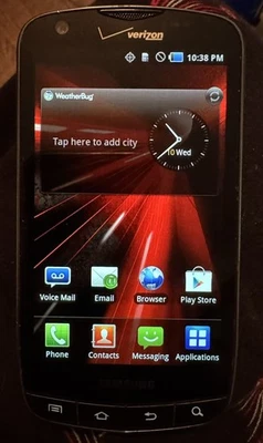 Samsung SCH-I510 4GB Black (Verizon) Smartphone Excellent Used Fast Ship - Image 1 of 4