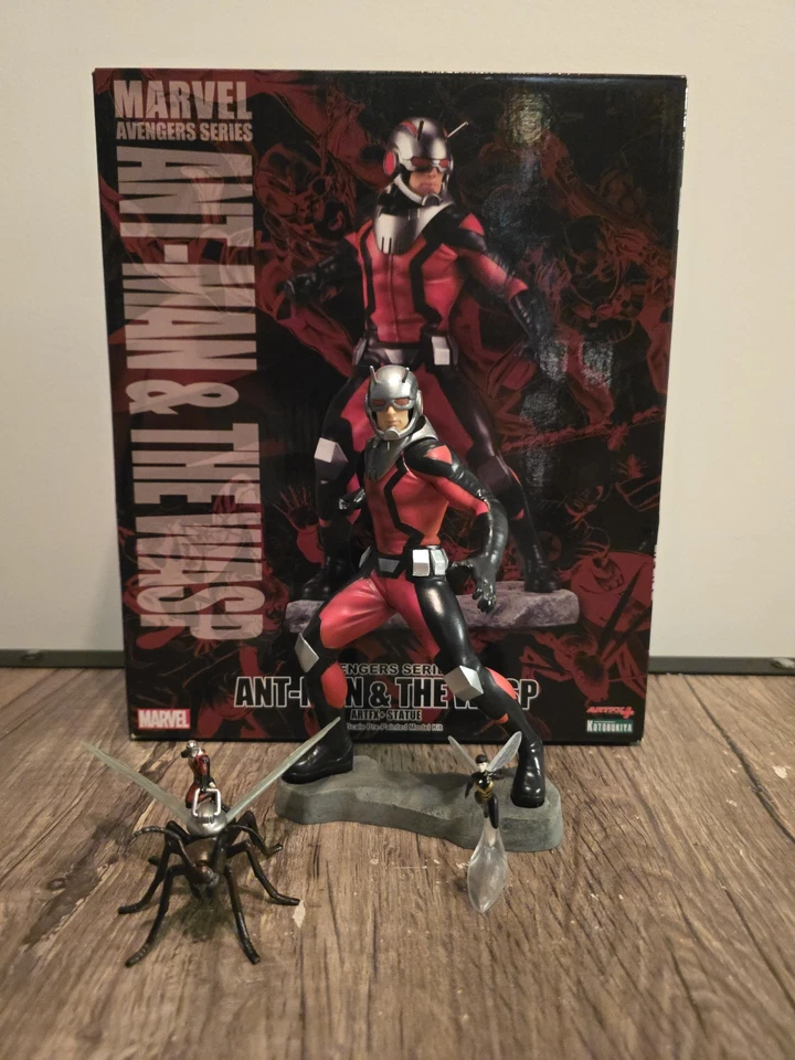 Kotobukiya Marvel Avengers “Astonishing Ant-Man & The Wasp” ArtFX+ Estatua – 1/10 Foto 1 de 4