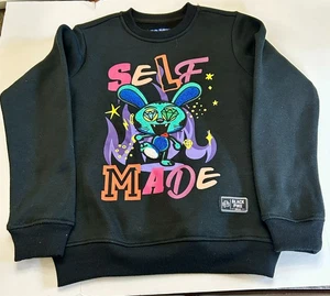 Self Make Black Pike Sweatshirt Kids size 4 - Picture 1 of 5