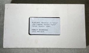 Various Artists Blackjack Lord Finesse Whatever It Takes Penalty RARE PROMO VHS - Picture 1 of 9