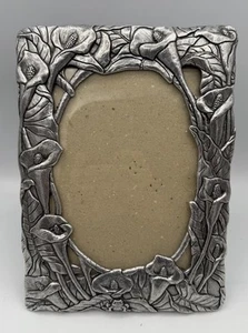 Vintage Arthur Court Zinn Cali Lilien Blumen Bilderrahmen 10”x7” 1990 signiert - Bild 1 von 2