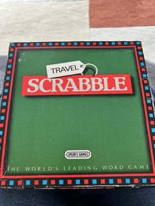 Vintage Travel Scrabble Spears 1988 Edition Padded Zip Up Case Complete & Boxed - Picture 1 of 4