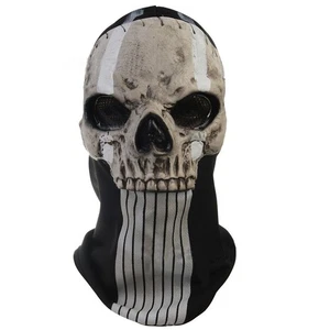 Ghost face mask Halloween Skeleton Ghost Mask Cod skull mask Costume - Picture 1 of 5