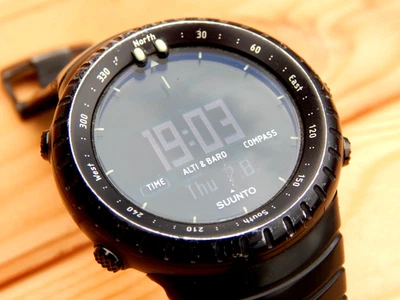 Suunto Core Adults Black Watch with Compass Barometer Altimeter - SS014279010 - Image 1 of 4