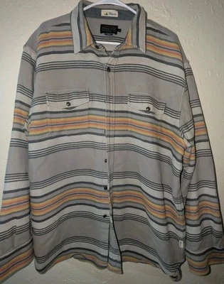 Surf Pendleton VTG - Striped Casual Button-Down Shirt for Men Size XL - Image 1 of 3