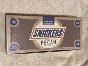 Snickers Pecan Edizione Limitata Box con 1 Candy Bar Texas Proud Box 1 - Foto 1 di 5