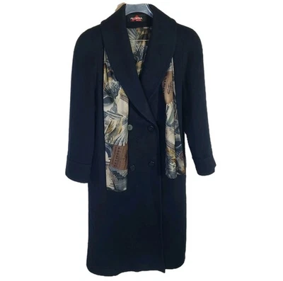 Casaco de inverno feminino Alorna vintage tamanho ~XL super fino mistura de lã feito nos EUA - Imagem 1 de 4