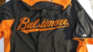 Maglia Baseball Baltimore Orioles Mike Wright #85 Gioco Indossato - Foto 1 di 5