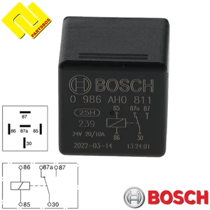 BOSCH 0986AH0811 (MR0811)  Relay 24v 20A ,0332209211 ,0332100021 ,0332204202 ,0 - Picture 1 of 5