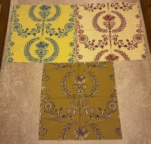 3 - 24" x 24" Designer Fabric Crafting Pieces - #3 - Picture 1 of 3