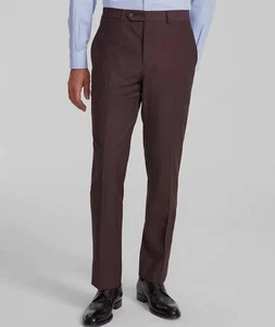 B by Brooks Brothers Men's Brown Wool Classic Pants Suit Size 42X30 - Picture 1 of 3