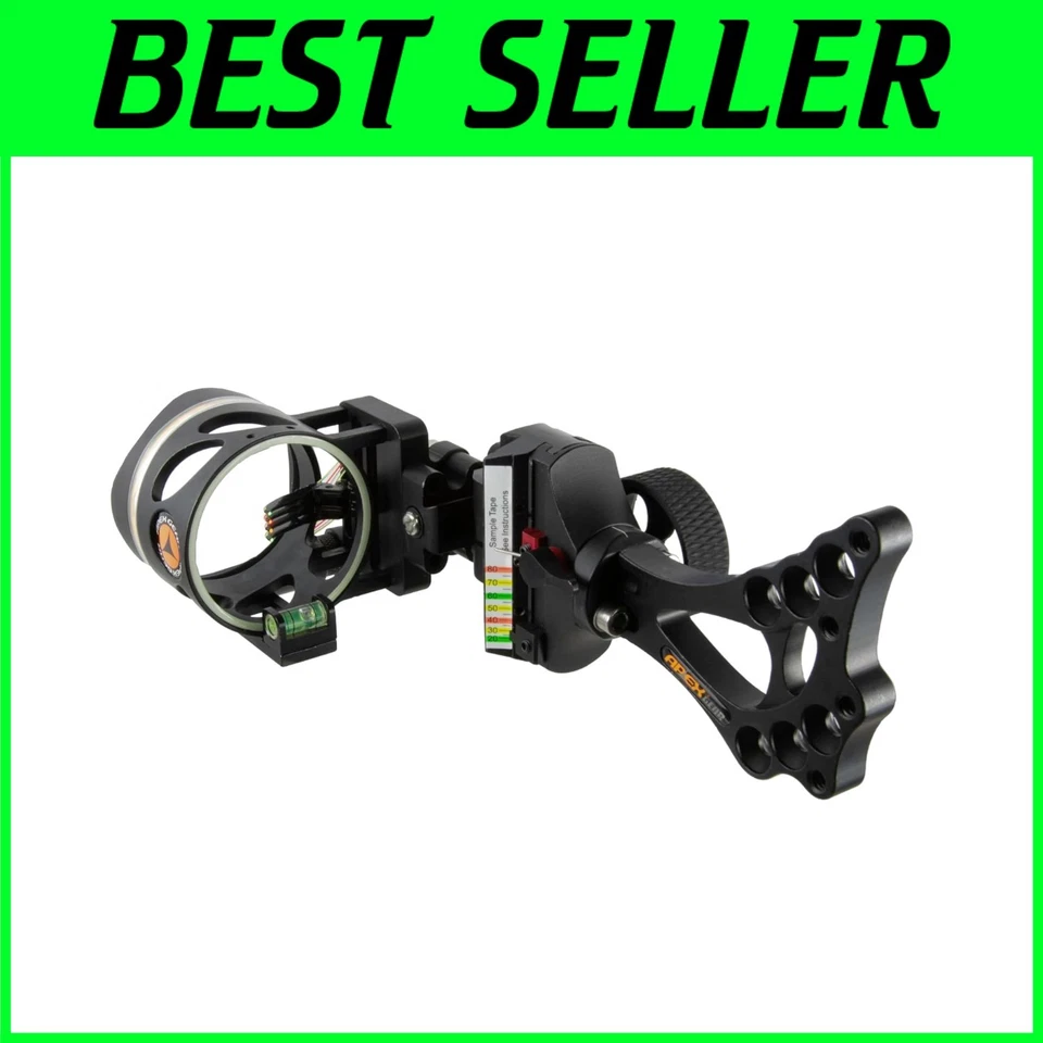 Micro-Adjustable 4 Pin Archery Sight with Picatinny Mount - Versatile & Durable - Image 1 of 4