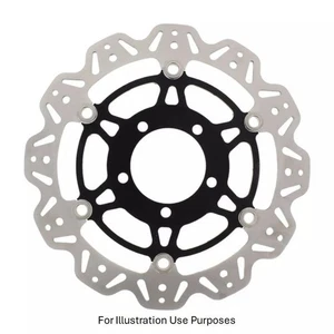 EBC Float V-Disc FR Black Hub FRHS for Kawasaki Ninja ZX-10R ZX 1000 E8F 2008-10 - Picture 1 of 1