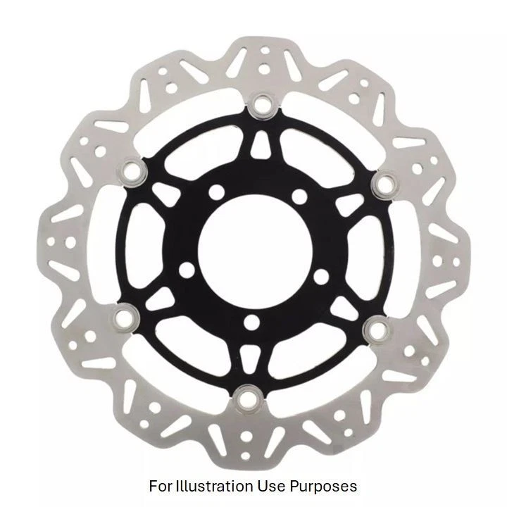 EBC Float V-Disc FR Black Hub FRHS for Kawasaki Ninja ZX-10R ZX 1000 E8F 2008-10 - Image 1 of 1