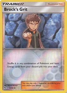 Brock's Grit Uncommon Reverse Holo Hidden Fates 53/68 NM - Picture 1 of 2