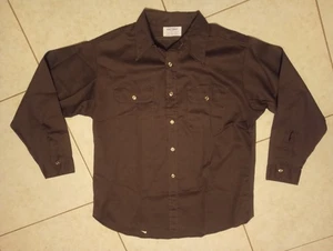 Vintage ~ 1960s 70s NOS Union Made Big Yank Poly Cotton Work Shirt Size XL - 17 - Picture 1 of 8