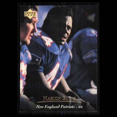 Marion Butts #160 1995 Upper Deck New England Patriots Football Card NFL NM - Image 1 of 3