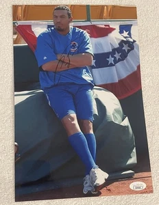 Carlos Zambrano Chicago Cubs Marlins handsigniertes signed 8x12 Foto JSA COA - Bild 1 von 4