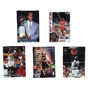 Basketball 45 Karten Lot - 2 Jordon, 2 Shaq, Steph Curry RC, nur Mitglieder - alle EX+ - Bild 1 von 18