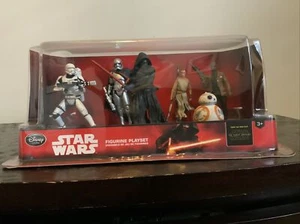 Disney Store STAR WARS THE FORCE AWAKENS Toy FIGURES SET Princess Leia , BB8 - Picture 1 of 2