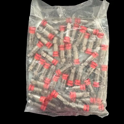 BELDEN SNS1P6U Snap-n-Seal "F" Male Connector Series 6 Coaxial, Qty 50  USA - Image 1 of 4