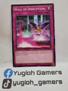YUGIOH MURO DE DISRUPCIÓN SP15-EN049 1A EDICIÓN SHATTERFOIL LUZ JUGADO - Imagen 1 de 1