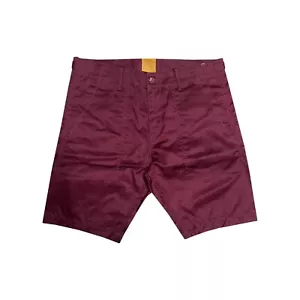 G-STAR Men's Burgundy Marc Newson Army Shorts RRP £80 - Picture 1 of 3