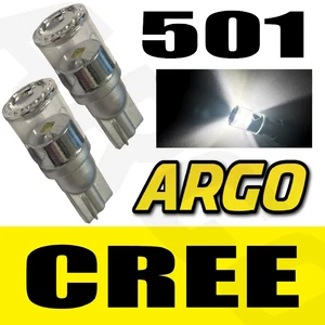2 X MAZDA MX5 MK3 05-ON BRIGHT SUPER LED SIDE LIGHT 501 W5W CREE WHITE BULBS - Picture 1 of 4