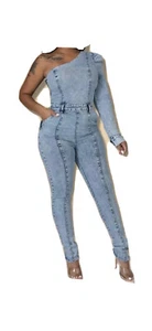 denim jumpsuit for women small - Picture 1 of 1
