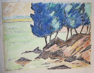Prince De Moreée Crivez Original Watercolor (004B) - Picture 1 of 8