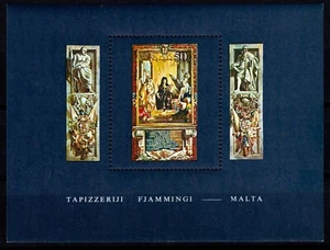MALTA 1980 - Tapizzeriji Fjammingi FOGLIETTO (MNH**) - Bild 1 von 2