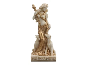 Hecate Greek Roman Goddess of Magic Cold Cast Bronze & Resin Miniature