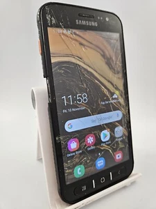 Samsung Galaxy Xcover 4s Black Unlocked 32GB Android Smartphone Cracked Faulty#B - Picture 1 of 13