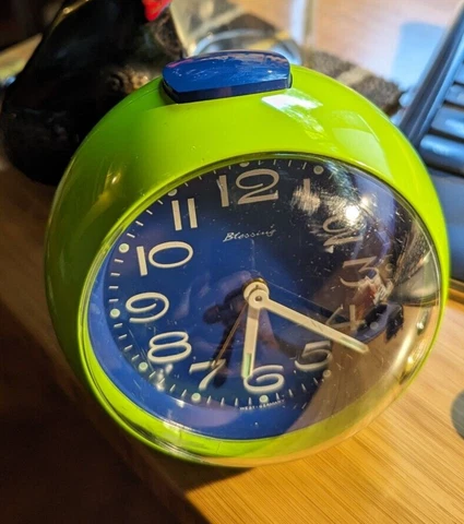 Mod Ball Clock by Blessing MCM Vintage Alarm Tulip Orb Pop Art WORKS! Cover