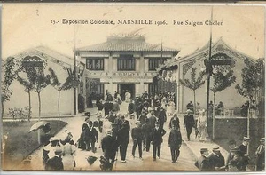 CP 13 - Bouches-du-Rhône - Marseille 1906 - Exposition Coloniale - Rue Saïgon... - Bild 1 von 2