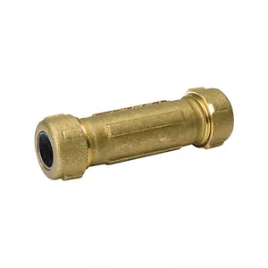 B&K 160-307NL 1-1/2” x 1-1/2” CTS/IPS Bronze Compression Coupling - Picture 1 of 7