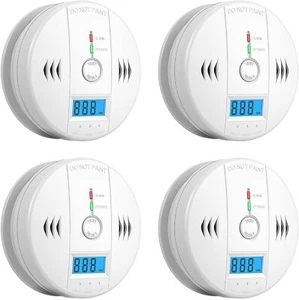 Digital Carbon Monoxide Detector Alarm Warning Alarm Sensor LED Battery Powered - Picture 1 of 7