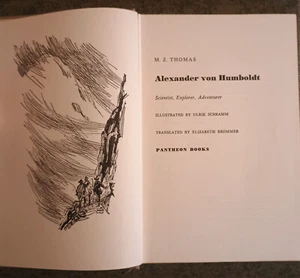 Alexander Von Humboldt by M.Z. Thomas - hardcover book - 1960 - Picture 1 of 2