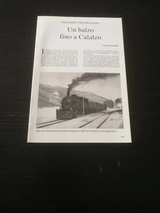 1996 RICORDI FERROVIARI A CALALZO FERROVIE IN ITALIA EPOCA ARTICOLO - Foto 1 di 2