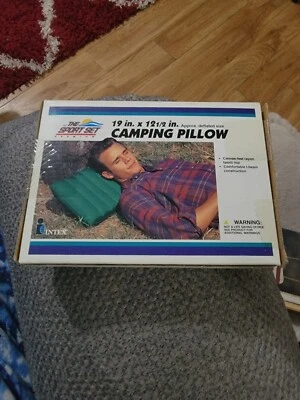 Vintage Intex Camping Pillow The Sport Set, New In Box - Image 1 of 2