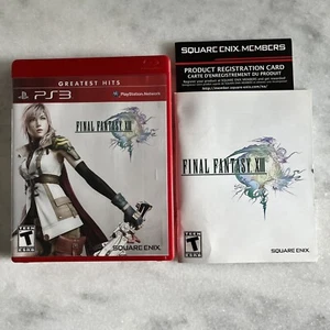 Final Fantasy XIII (Sony PlayStation 3, 2010) CIB Manual Tested Works - Picture 1 of 3