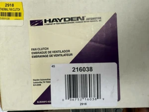 Hayden 2918 Engine Cooling Fan Clutch For Select 07-16 Ford Models - Picture 1 of 3