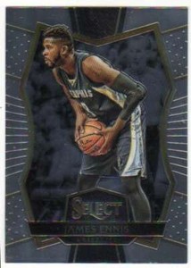 2016-17 Panini Select #154 James Ennis Memphis Grizzlies