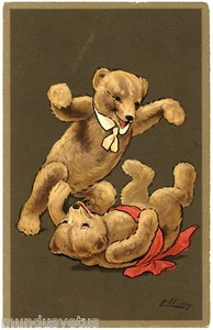 Artist Signed. ,Lion, Zoo, Animal Food Safe, Ellam .ours . Teddy. Bear - Picture 1 of 1