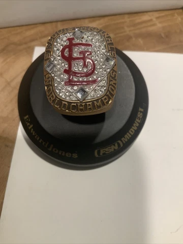 St Louis Cardinals 2006 World Series Ring Display SGA MLB Baseball Cover