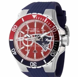Invicta NFL New England Patriots Men's Watch - 50mm, With Collectible Football - Picture 1 of 4