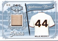 2021 Leaf Lumber Nickname Fame Platinum #NF34 Willie McCovey /6 - NM-MT