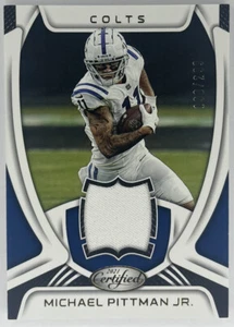2021 Panini Certified Patch /299 #M-MPJ Michael Pittman Jr. Indianapolis Colts - Picture 1 of 2
